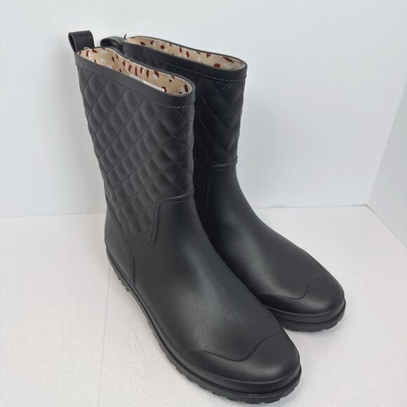 Serra Ladies Spring Rain Boots | Black | 10 - Picture 2 of 10